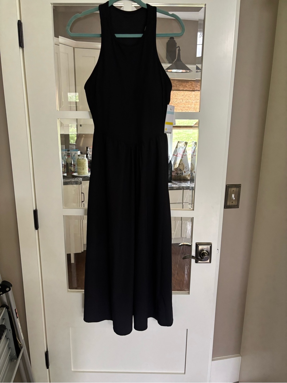Zella Black Maxi Dress with Racerback